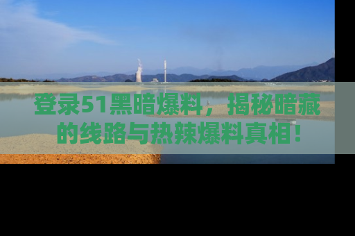 登录51黑暗爆料,揭秘暗藏的线路与热辣爆料真相!