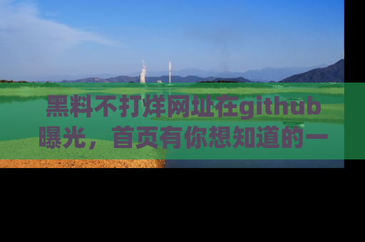 黑料不打烊网址在github曝光,首页有你想知道的一切幽默趣事,快来看看