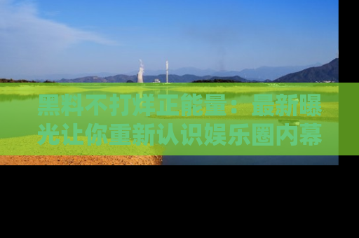 黑料不打烊正能量:最新曝光让你重新认识娱乐圈内幕!