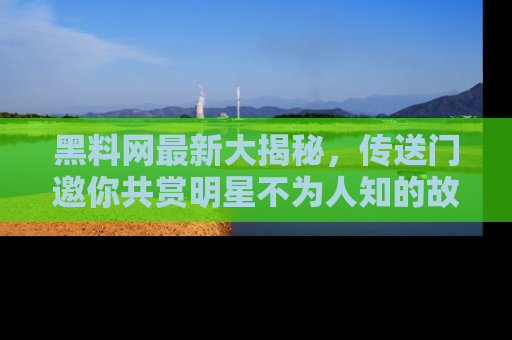 黑料网最新大揭秘,传送门邀你共赏明星不为人知的故事!