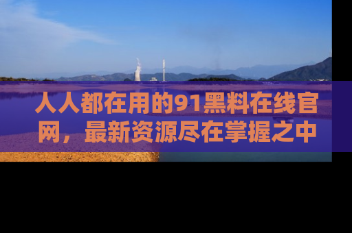 人人都在用的91黑料在线官网,最新资源尽在掌握之中