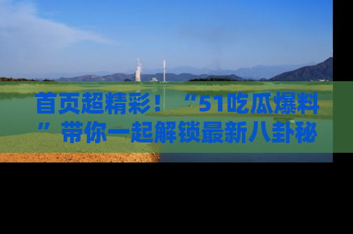 首页超精彩！“51吃瓜爆料”带你一起解锁最新八卦秘闻！