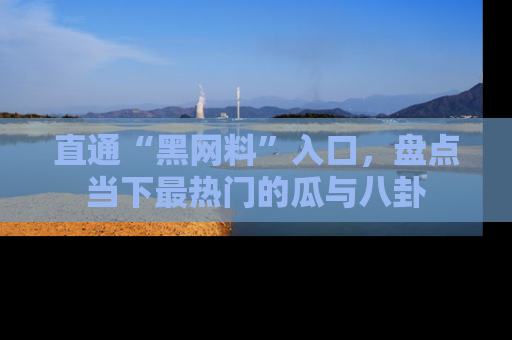 直通“黑网料”入口,盘点当下最热门的瓜与八卦
